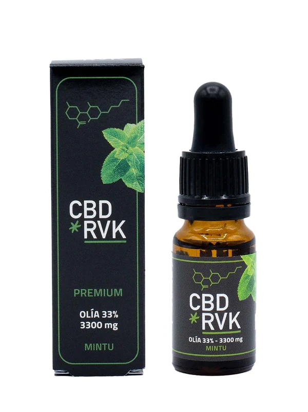 CBD RVK Premium CBD olía +33% (36%), 3300mg, 10 ml. #minta