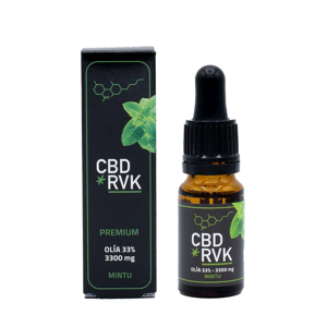 CBD RVK Premium CBD olía +33% (36%), 3300mg, 10 ml. #minta