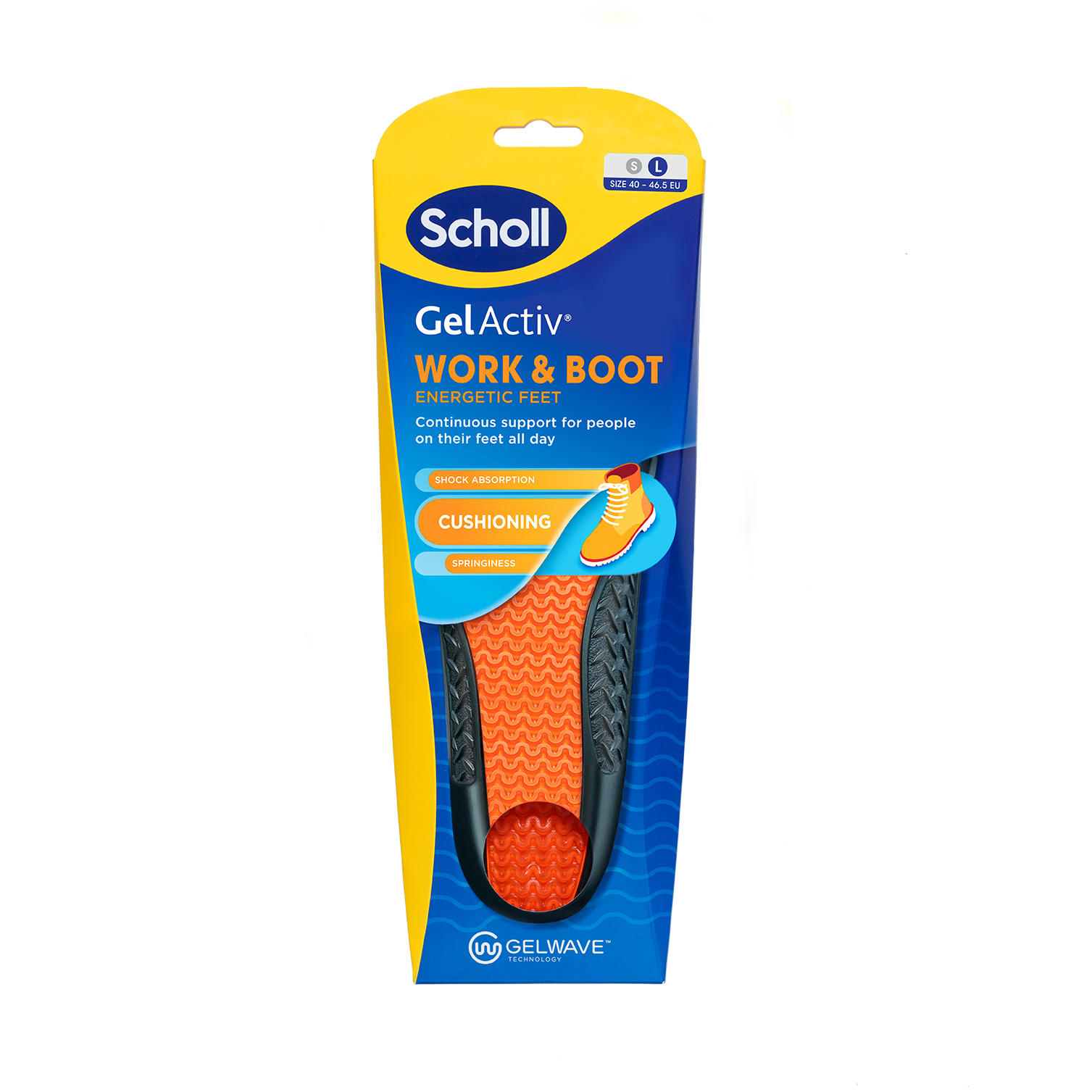 Scholl Gel Active Work Innlegg Konur #Small (1)