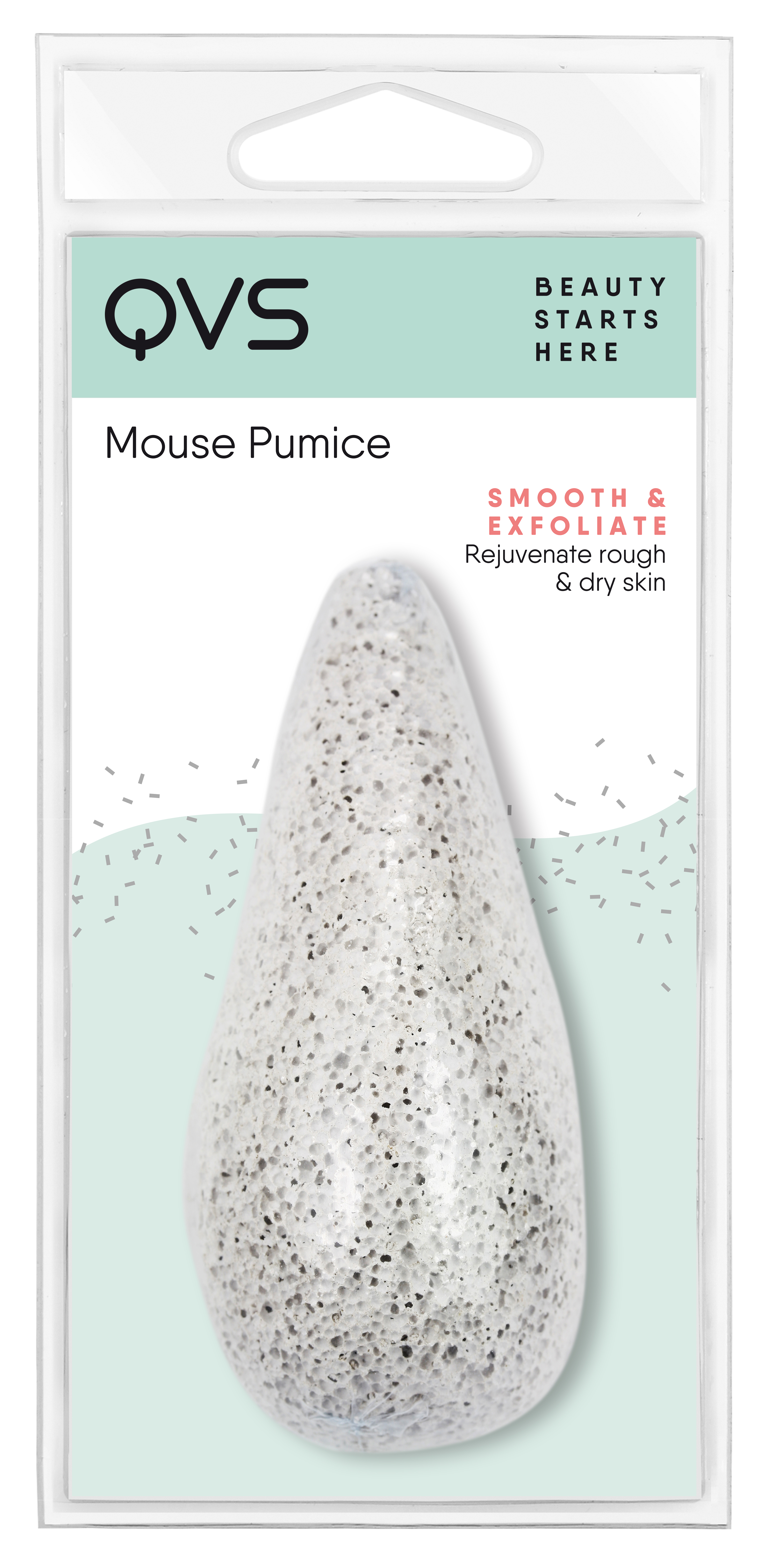 QVS skrúbbsteinn fyrir þurra og harða húð