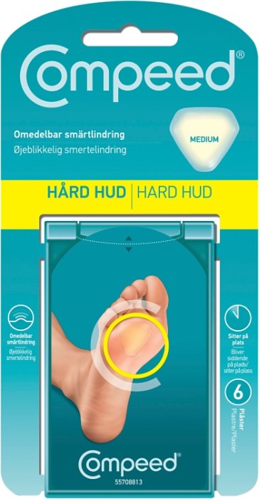 Compeed plástrar á harða húð 6 stk.