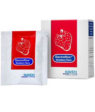 Naveh Pharma ElectroRice gegn ofþornun strawberry 5 skammtar