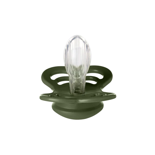 BIBS Supreme Sage/Hunter Green Silicon 0 mán+ #stærð 1 (1)