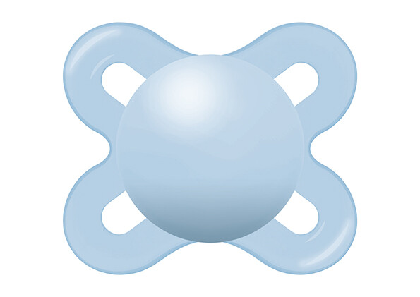 MAM Start snuð Silk Teat 1 stk.  0-2 mánaða #4 litir (1)