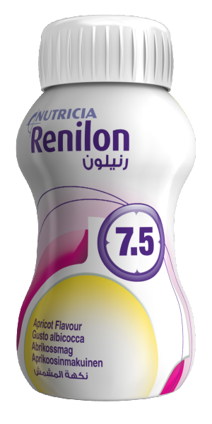 Nutricia Renilon 7.5 aprikósubragð 4 x 125 ml.