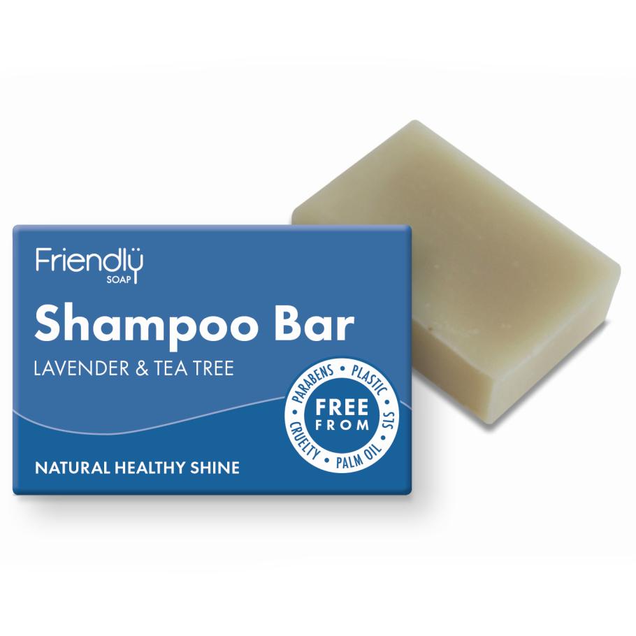 Friendly Lavender- og Tea Tree hársápa 95 gr.