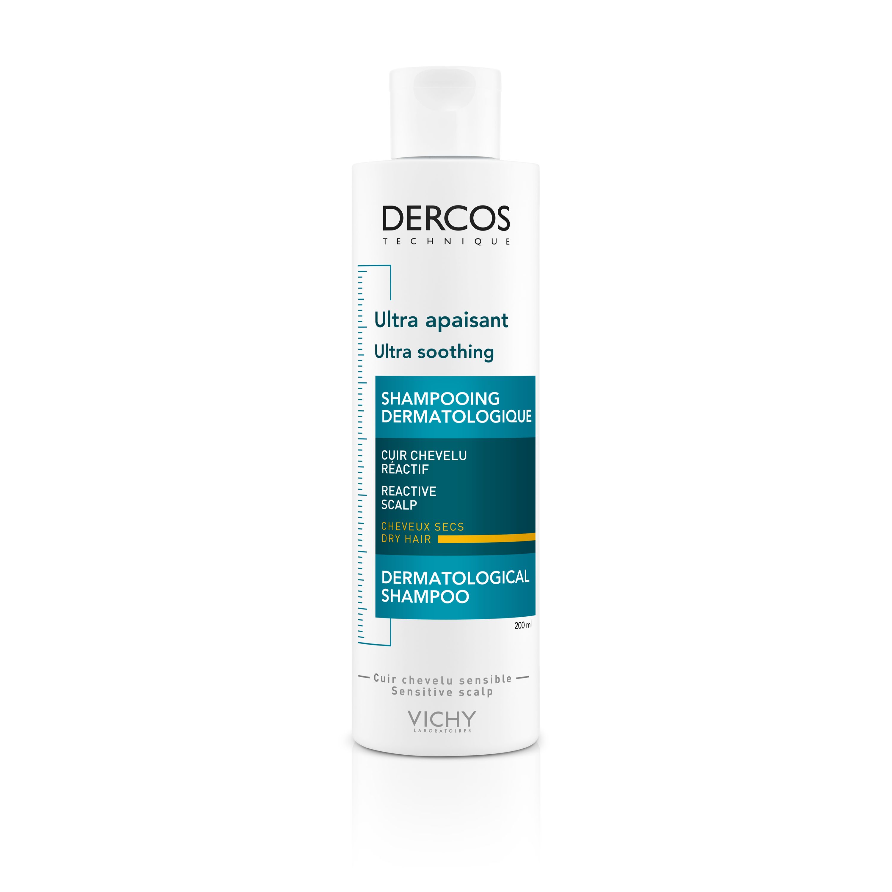 VICHY Dermatologique SulfatFree Soothing Shampoo þurrt hár 200 ml.