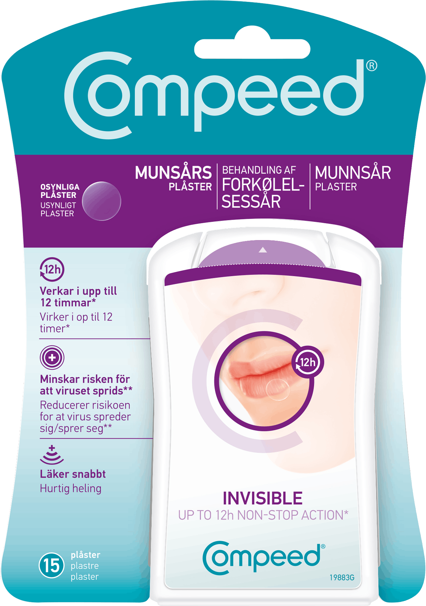 Compeed frunsuplástur 15 stk.