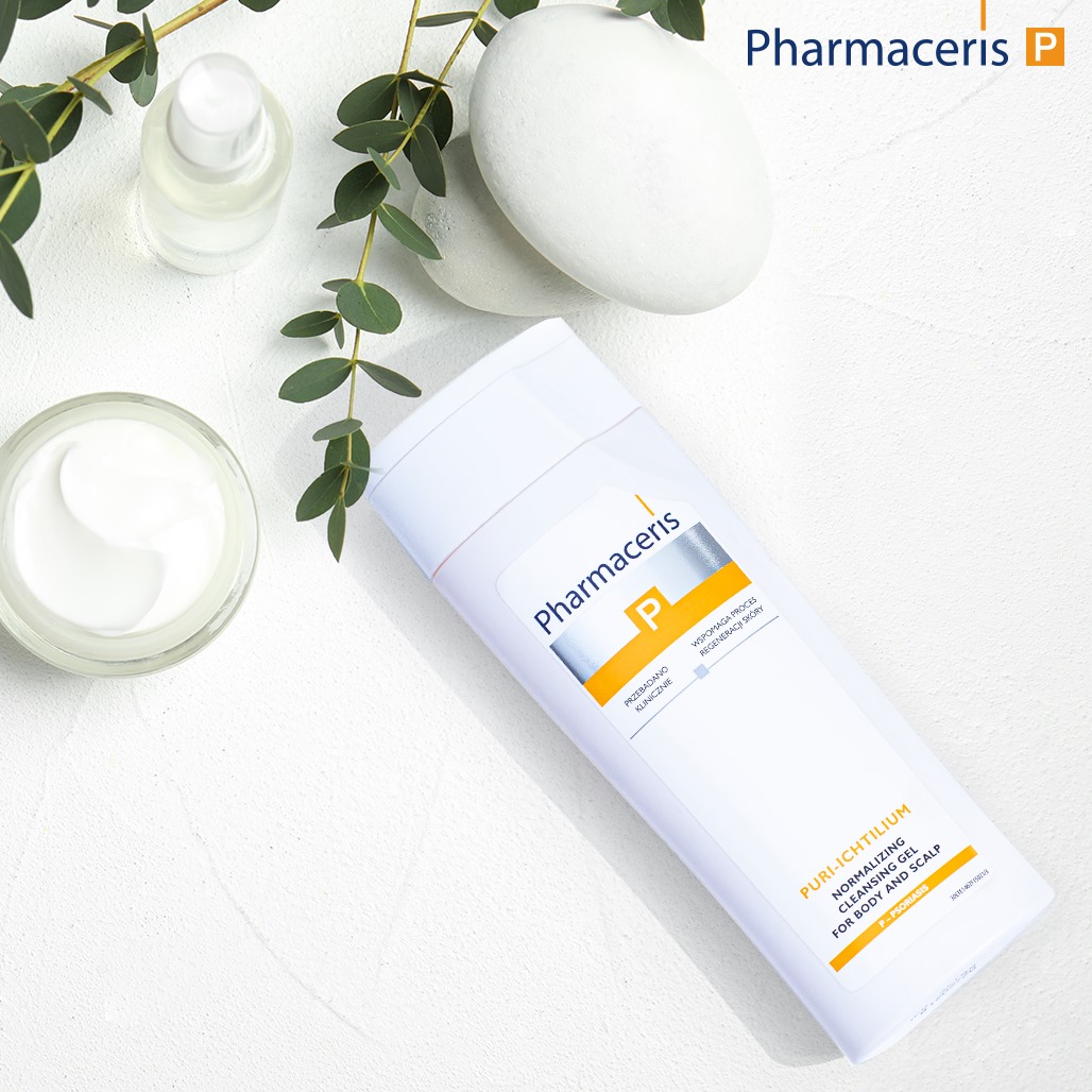 Pharmaceris P-Puri Ichtilium Body and scalp wash gel 225 ml. (2)