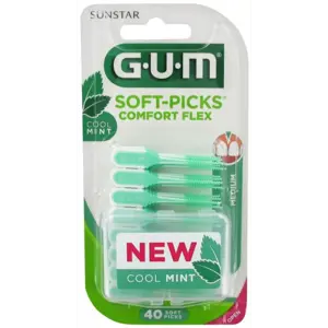 GUM Soft Picks Comfort Flex Mint 40 stk.