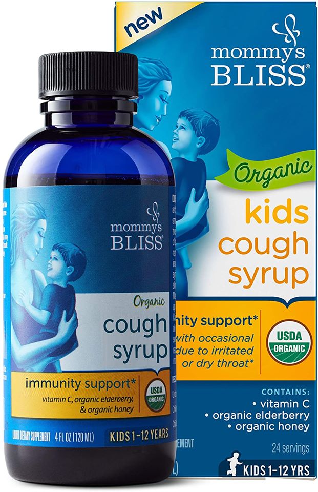 Mommys Bliss Cough Syrup fyrir börn 1-12 ára