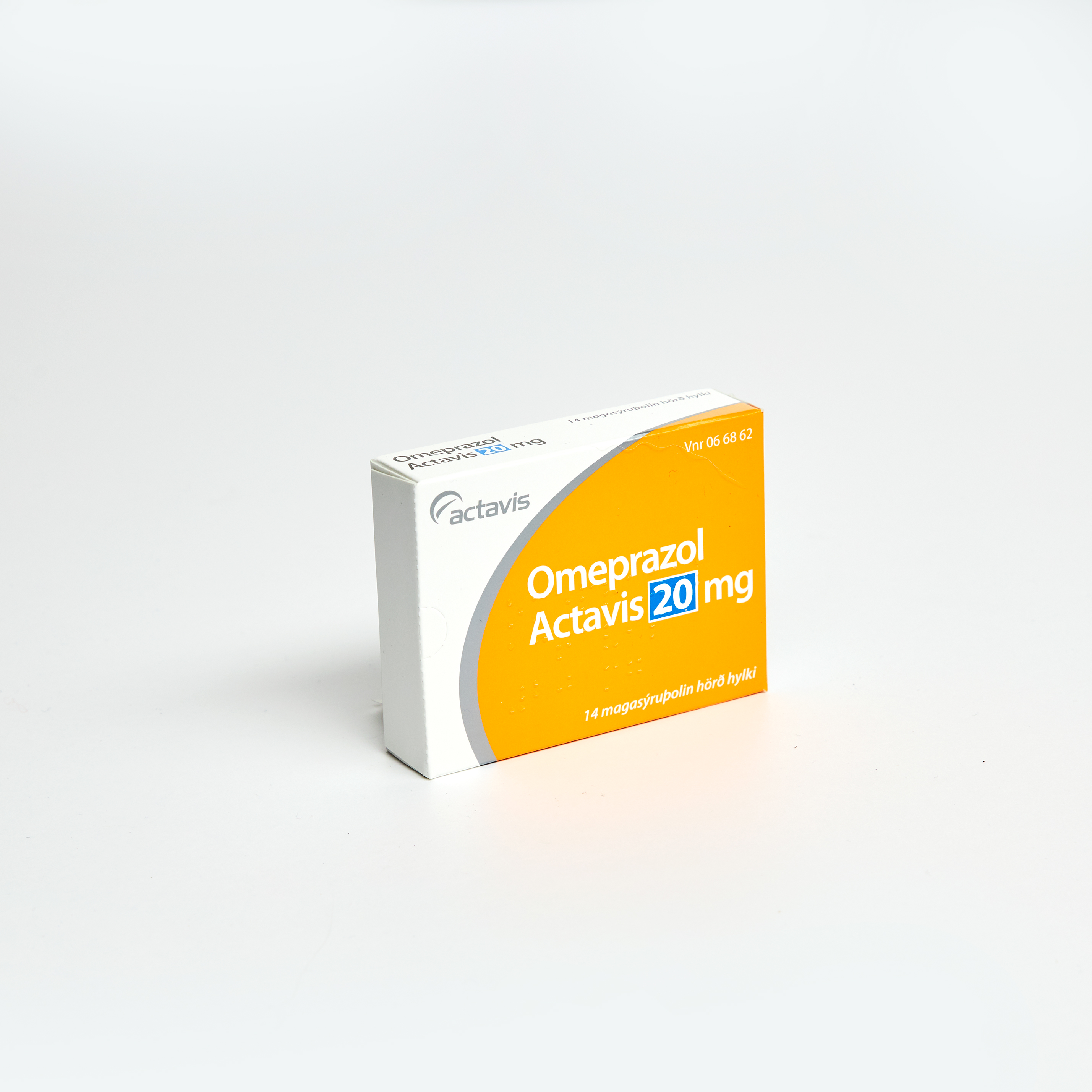 066862 Omeprazol Actavis Magasýruþolið Hart Hylki 20 Mg 14 Stk.Psd