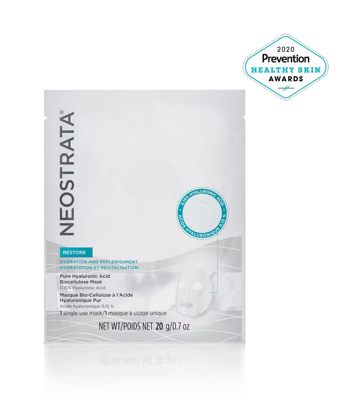 Neostrata Restore Pure Hyaluronic Acid Biocellulose maski 1 stk.