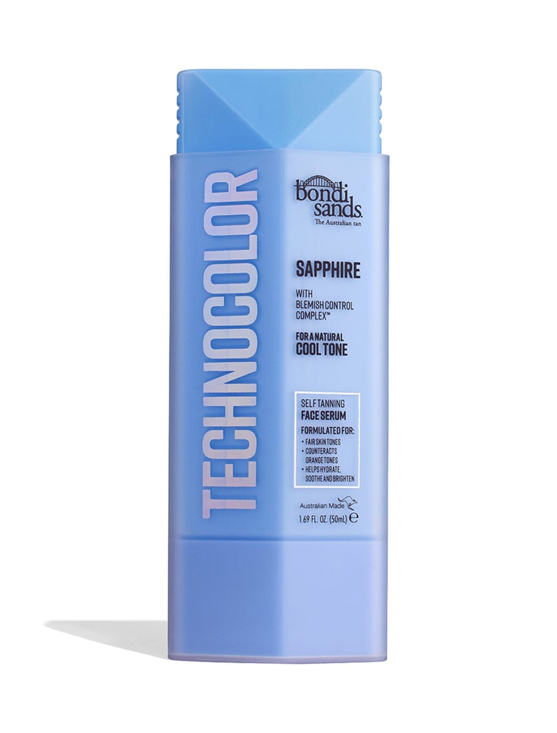 Bondi Sands Techno Serum Saphire andlits brúnkukrem 50 ml.