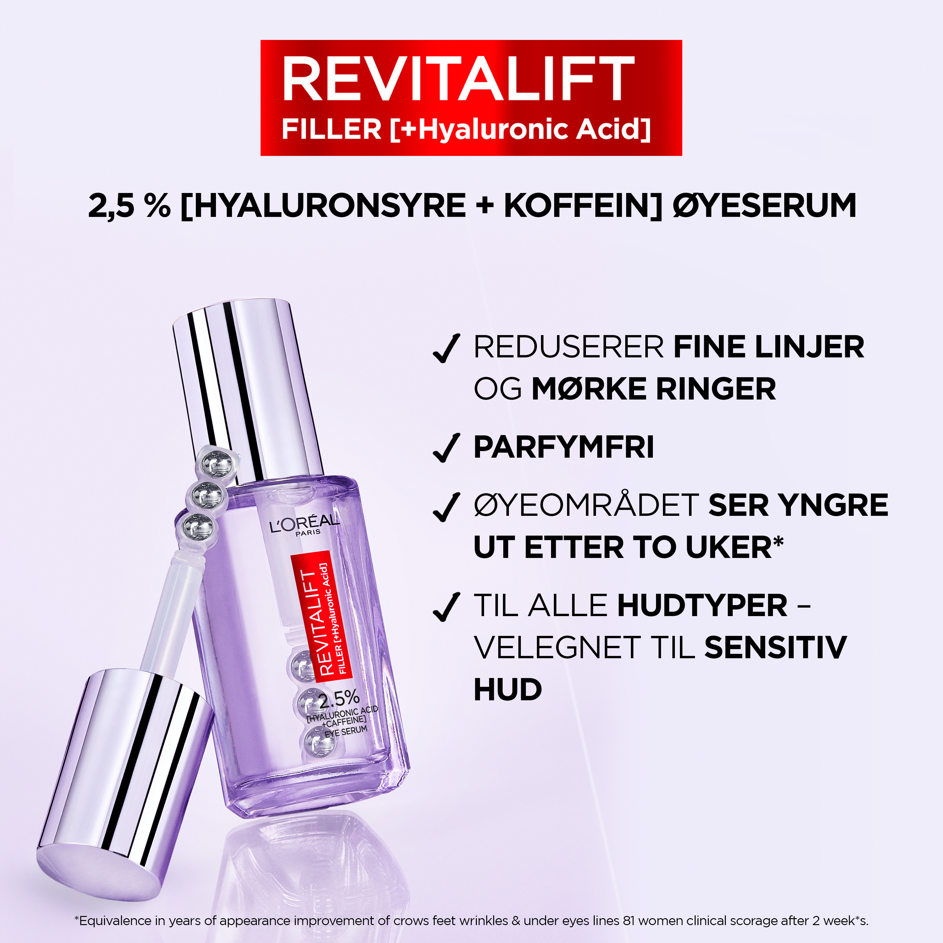 L'Oreal Revitalift Filler Hyaluronc Acid Eye Serum 20 ml. (4)