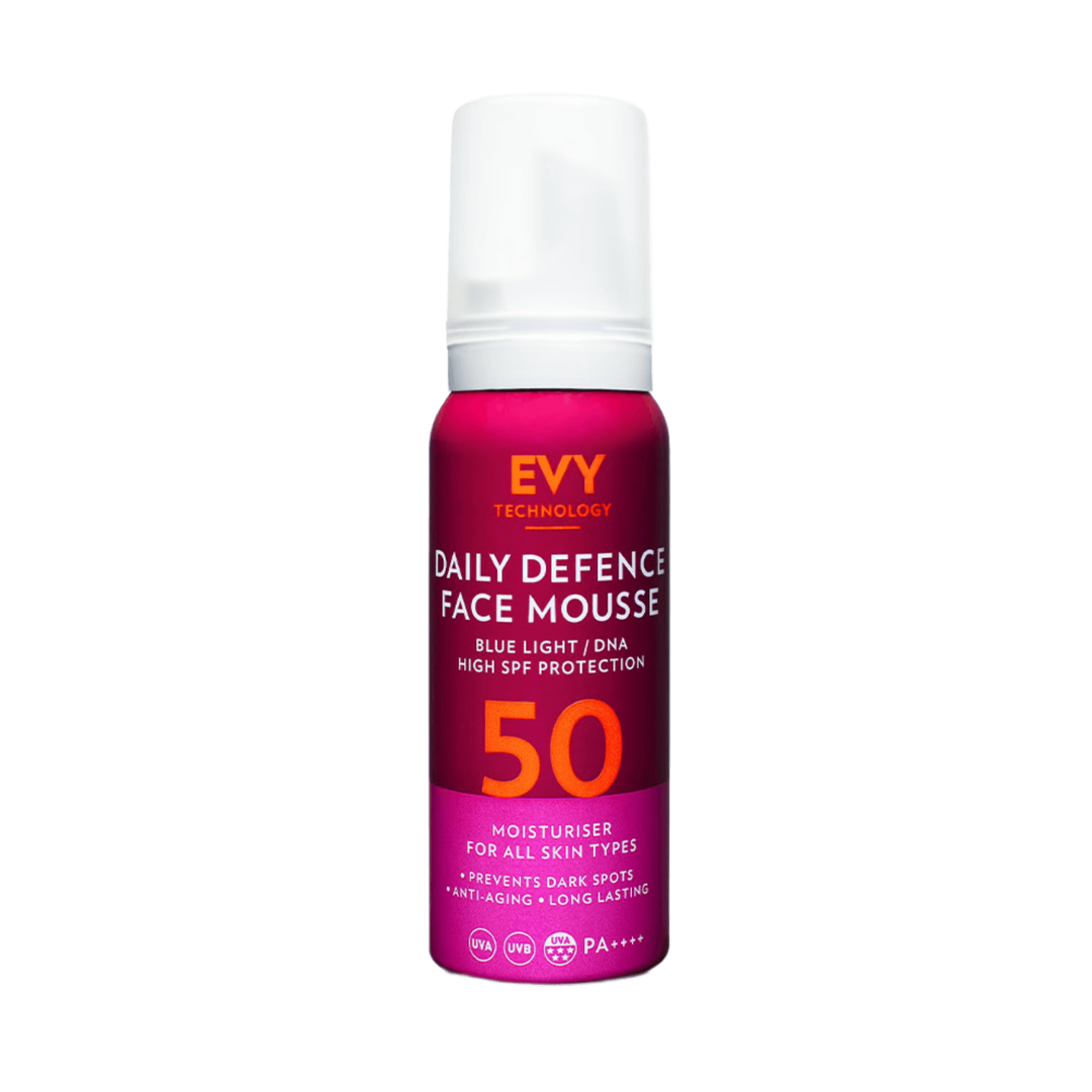 EVY Daily Defence Face Mousse Blue Light/DNA moisturiser SPF50