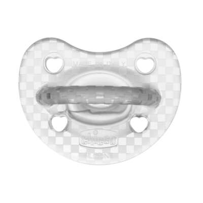 Chicco PhysioForma LUXE Silicone snuð 1 stk ? 2-6 mán #Grátt