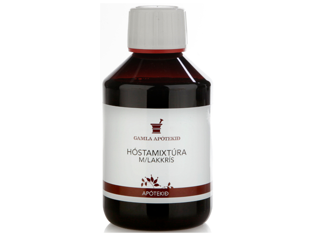 Gamla Apótekið Hóstamixtúra með lakkrís 200 ml.