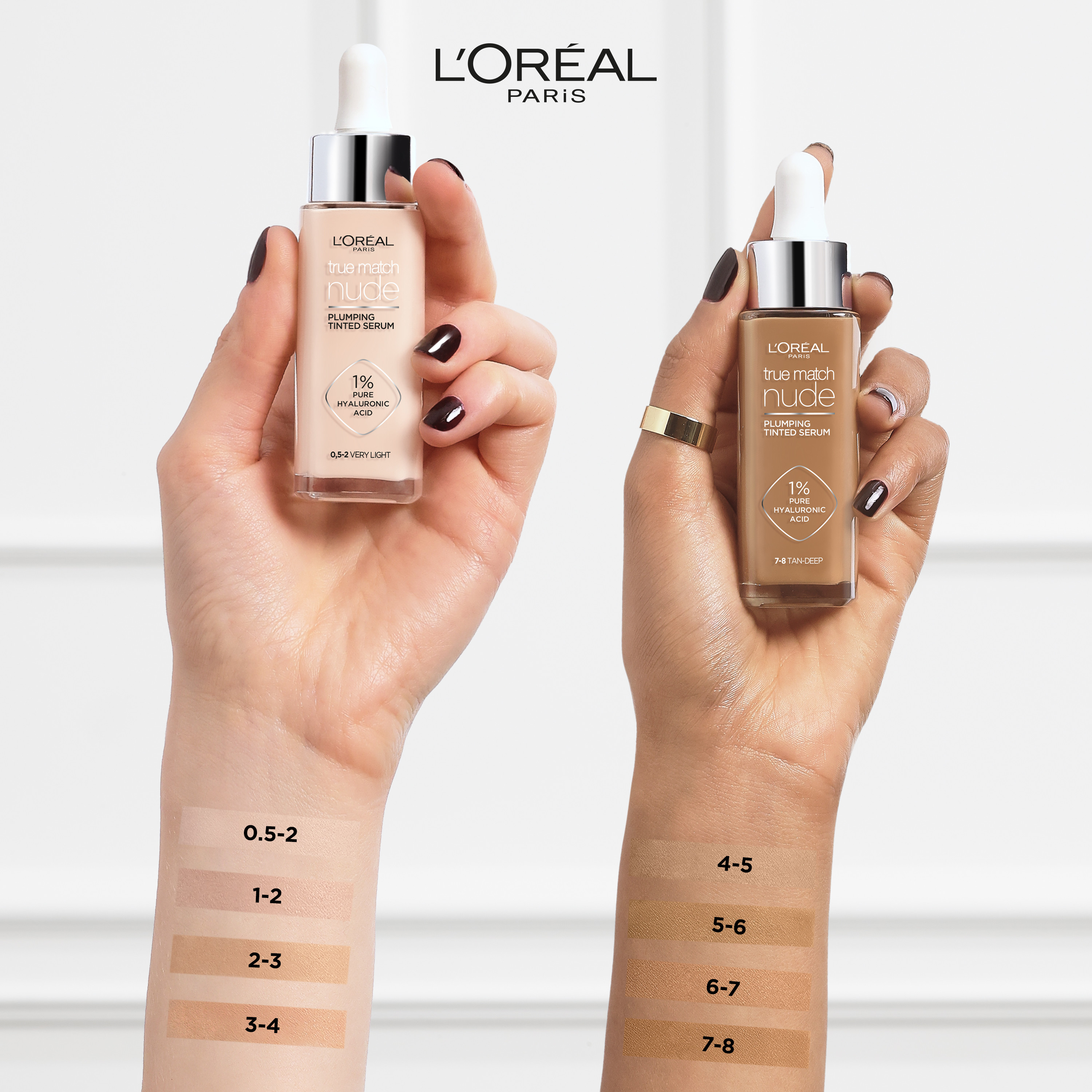 L'Oreal True Match Nude Plump Serum Rosy #Light 1-2 (4)