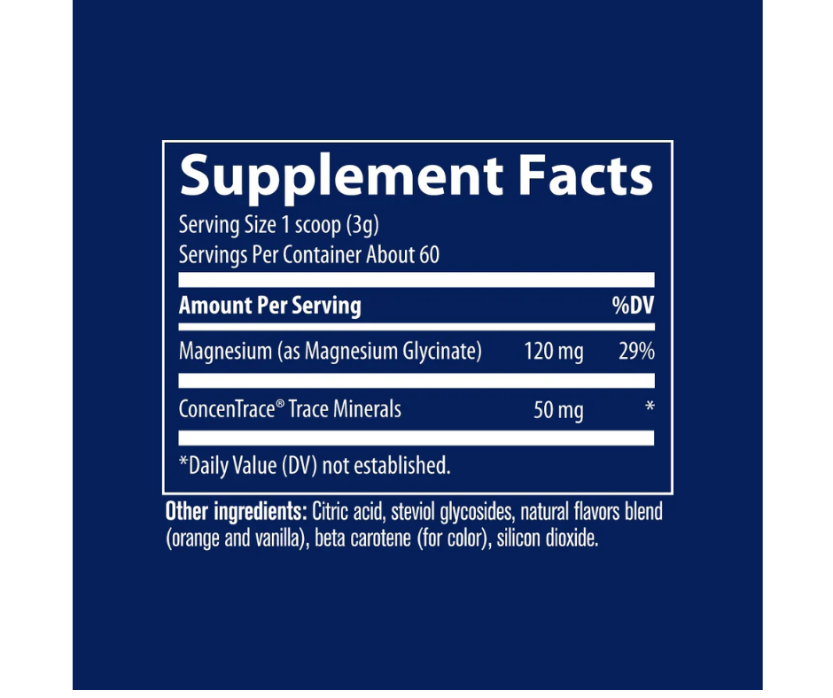 Trace Minerals Magnesíum Clycinate Powder Orange Dream 180gr (1)