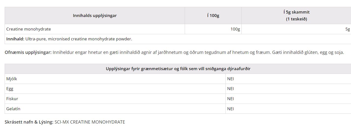 SCI-MX Creatine 250g (1)