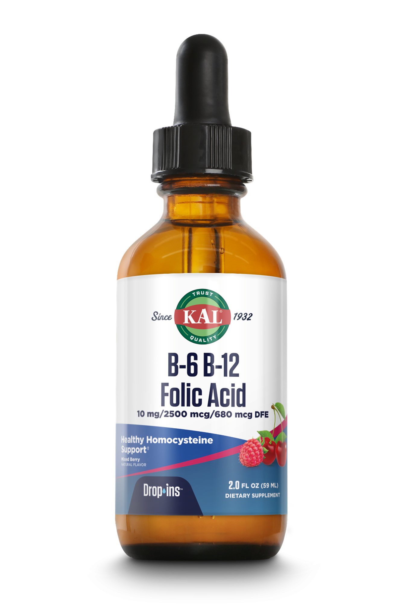 KAL B-6 & B-12 Folic Acid dropar 59 ml.