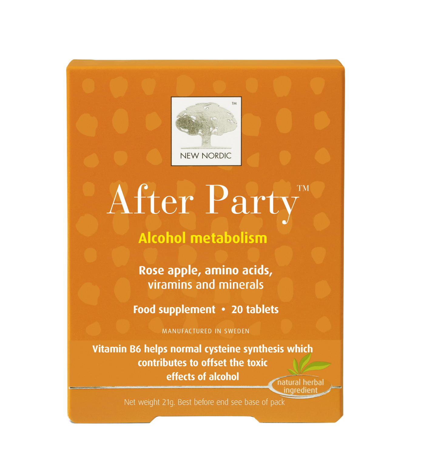 New Nordic After Party þynnkubani 20 töflur