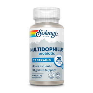 Solaray Multidophilus 12 strains, 20 Billion CFU, 50 veganhylki