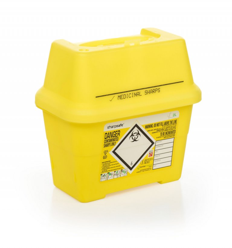 Sharpsafe nálabox 2 lítra