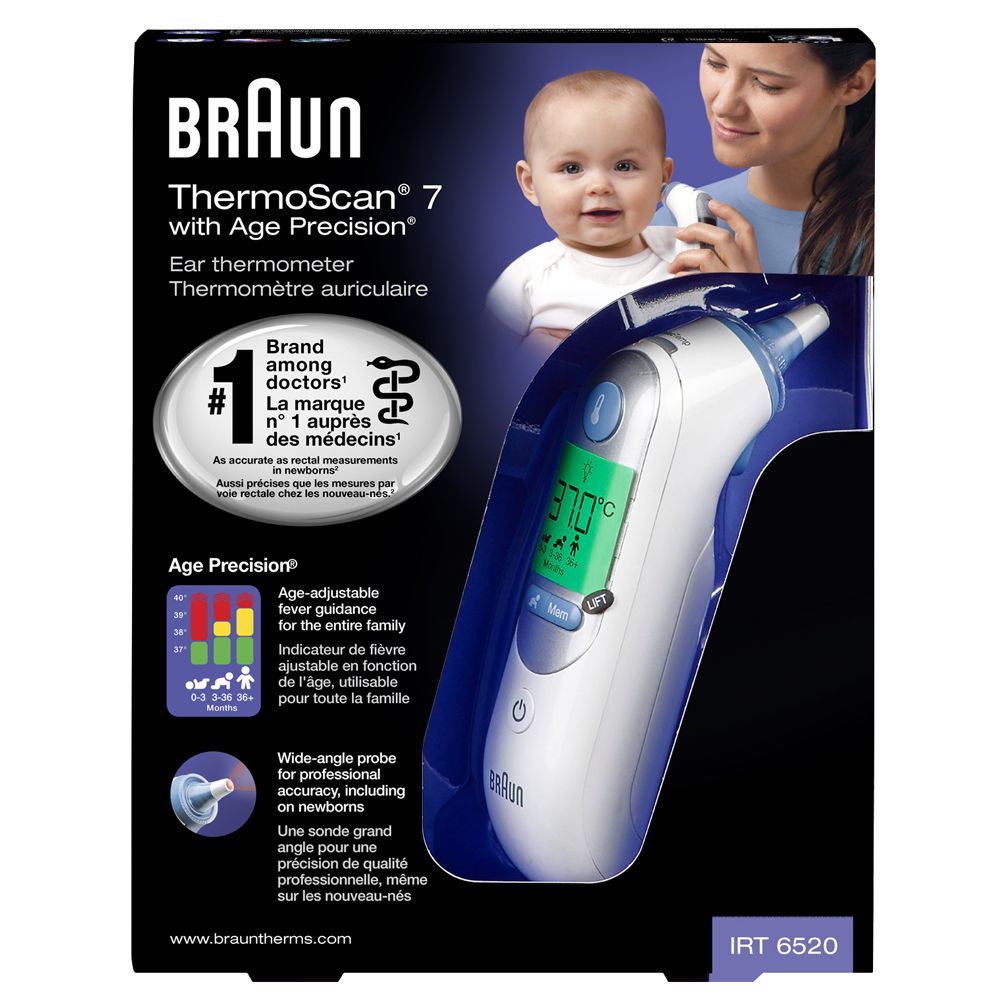 Braun eyrnahitamælir ThermoScan® 7 Age Precision® IRT6525
