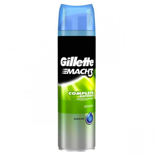 Gillette mach3 Sensitive Shave Gel 200 ml.