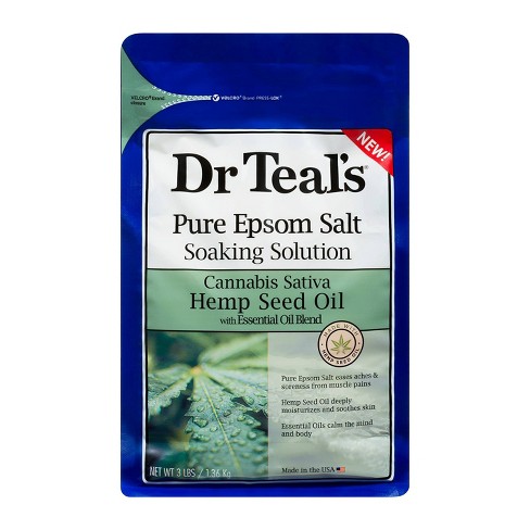 Dr. Teal's Epsom Salt Hemp Seed Oil 1,36kg