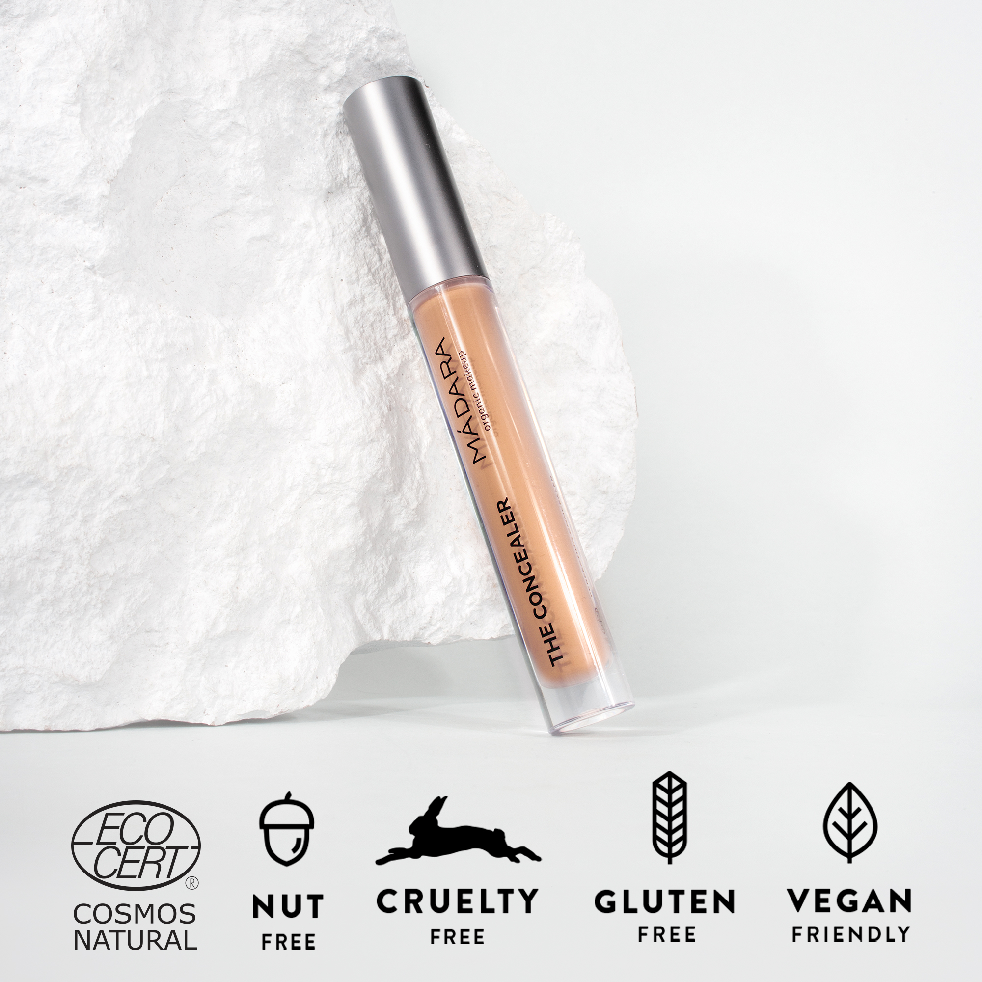 Mádara THE CONCEALER Luminous Perecting Concealer #Almond (3)
