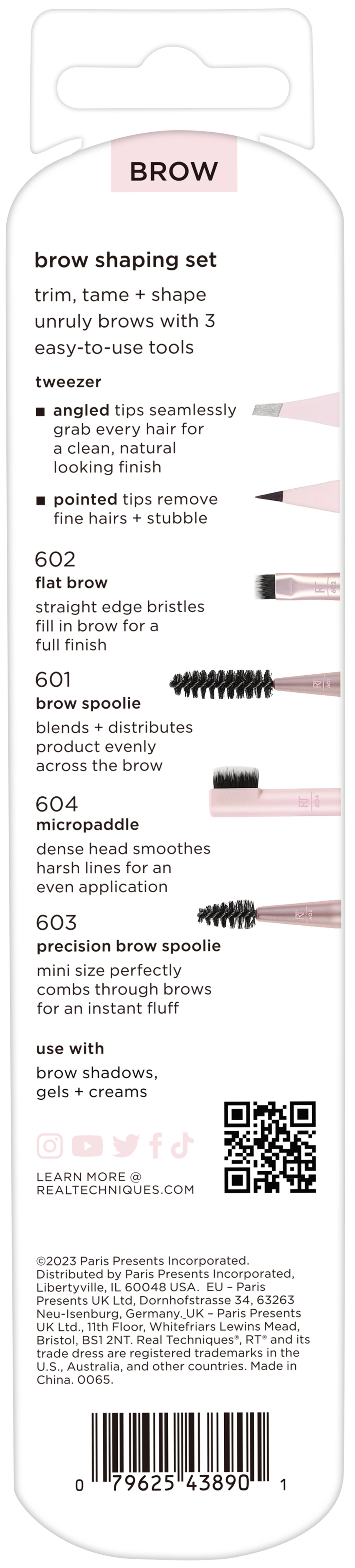 Real Techniques Brow Shaping set (2)