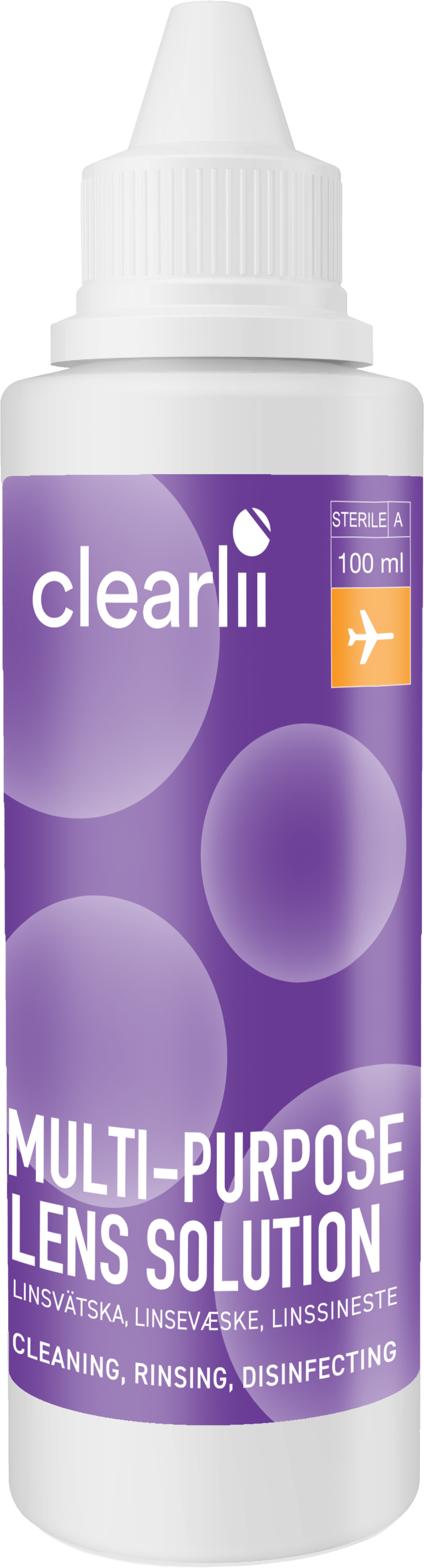 Clearlii Multi-Purpose linsuvökvi 100 ml.
