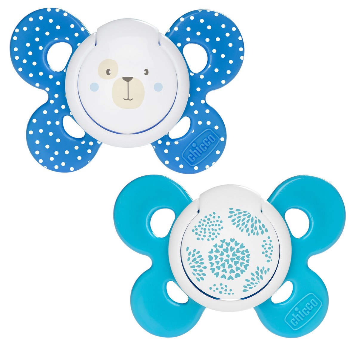 Chicco Physio  Comfort snuð 6-16 mánaða 2 stk. #blátt,ljóst