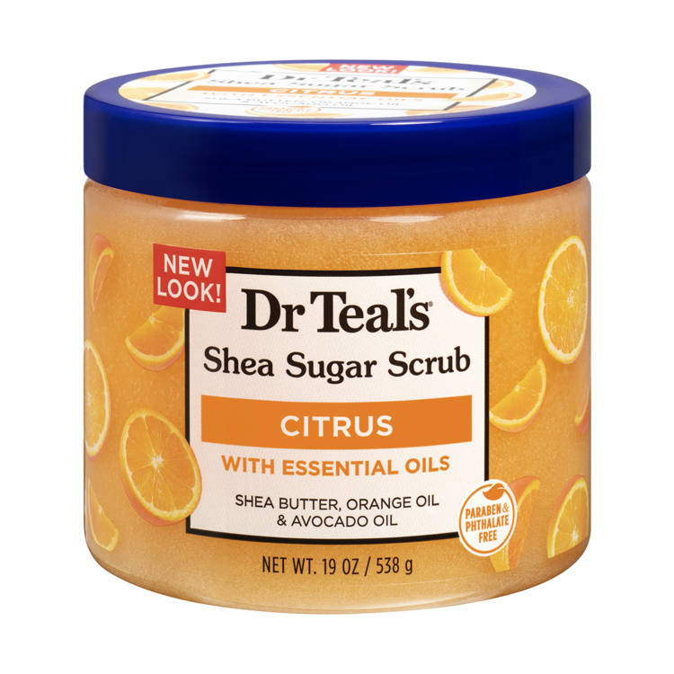 Dr. Teal's  Citrus Body Sugar Scrub 538g