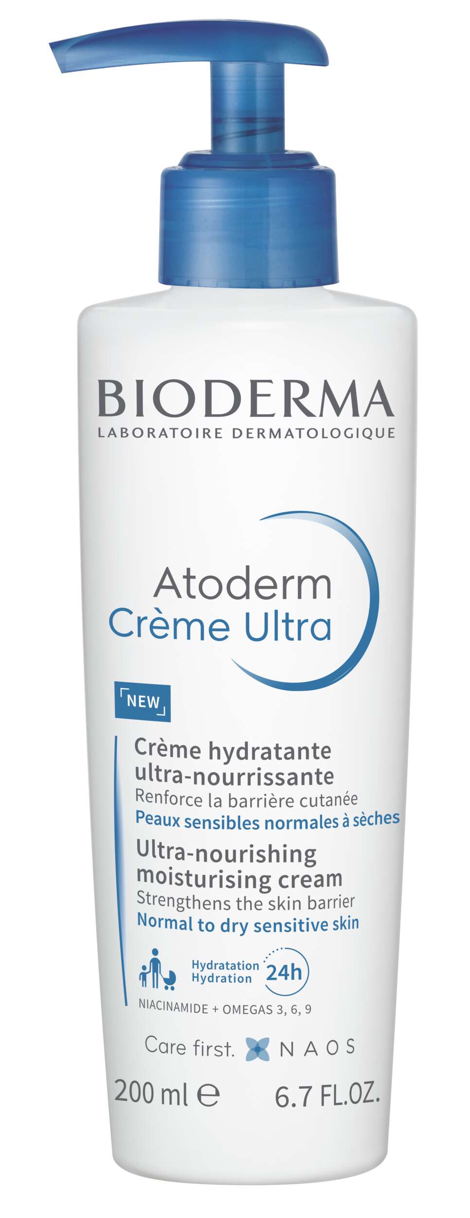 Bioderma ATODERM créme fyrir andlit og líkama 200 ml.