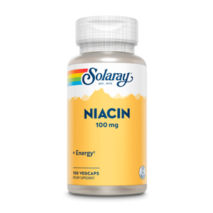 Solaray Niacin 100mg, 100 töflur