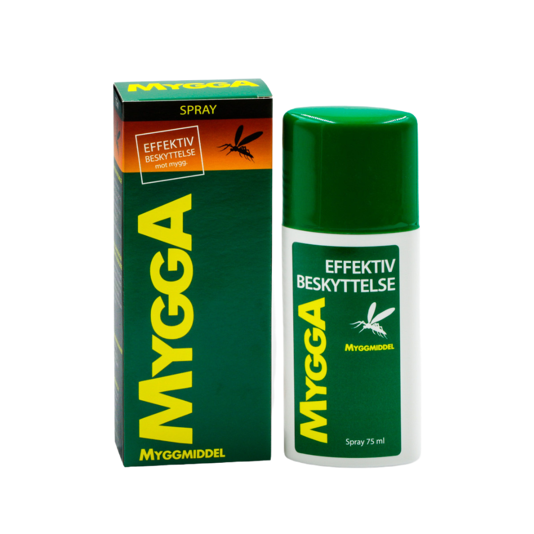 Mygga 9,5 % DEET sprey 75 ml.
