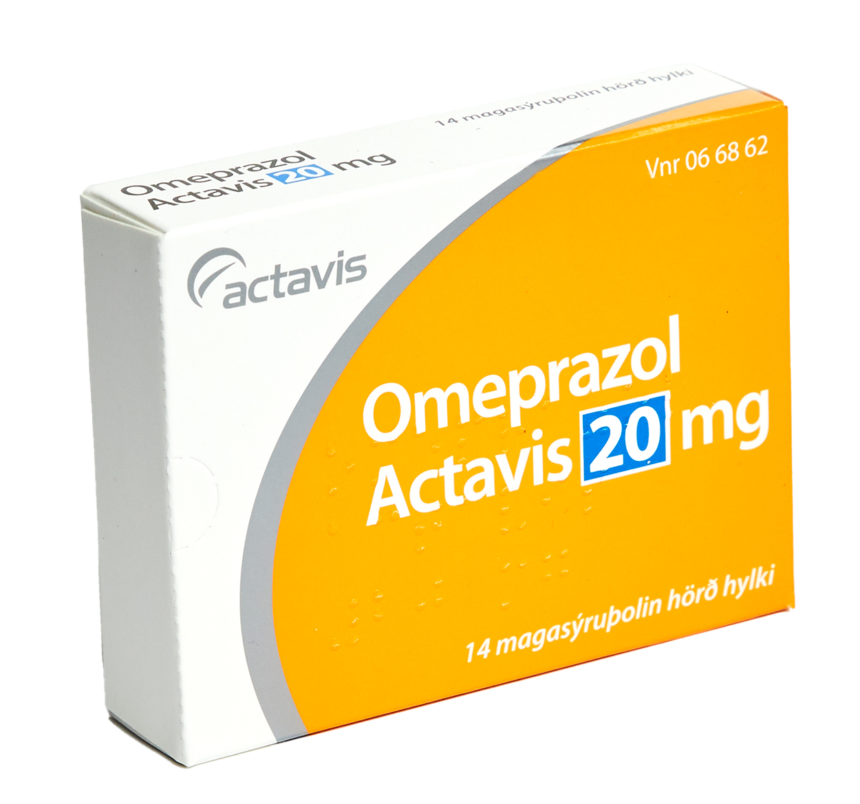 066862 Omeprazol Actavis Magasýruþolið Hart Hylki 20 Mg 14 Stk