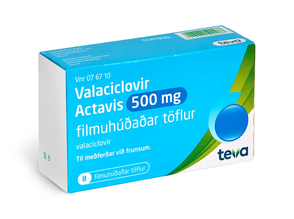076710 Valaciclovir 500Mg 8T