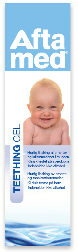 Aftamed teething gel fyrir tanntöku ungbarna