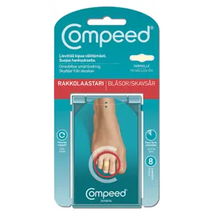 Compeed plástrar fyrir blöðrur á tám 8 stk.