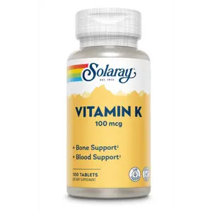 Solaray K-vítamin 100mg, 100 hylki