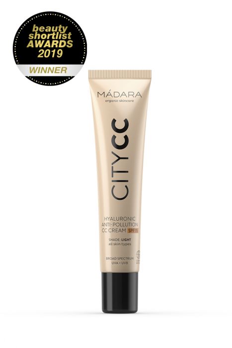 Mádara CITY CC Anti-Pollution Cream Light SPF15, 40 ml. #Beige