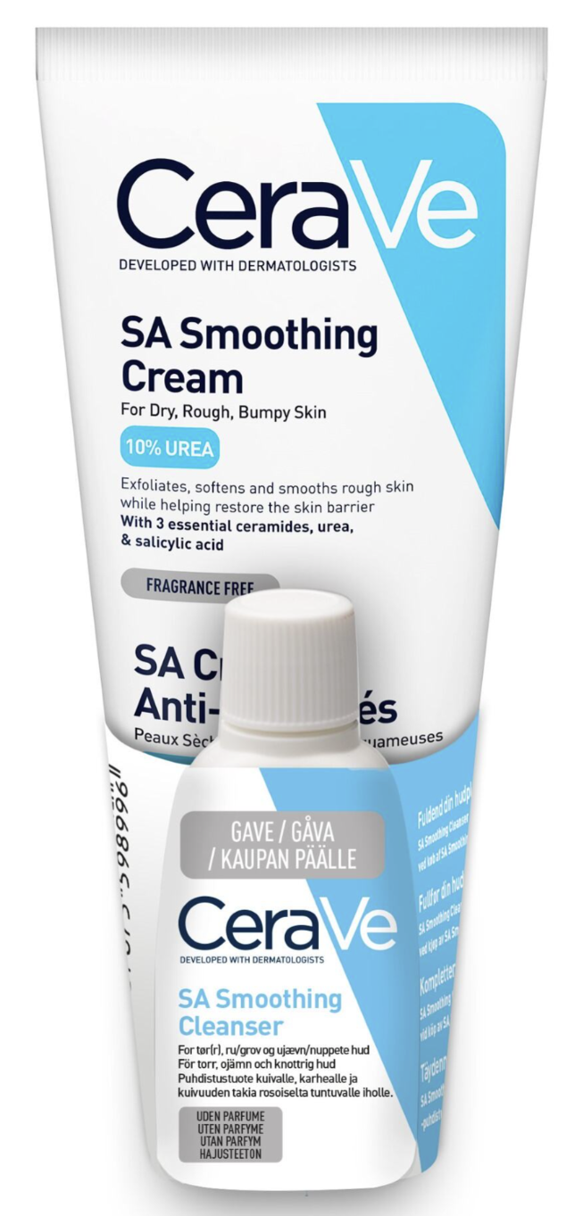 CeraVe SA Smoothing Cream 177 ml. + SA Smooth Cleanser 20 ml.