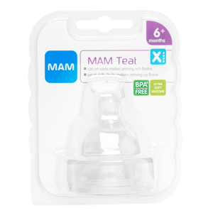 MAM pelatútta 2 stk. ultivent silicon 6 mán+