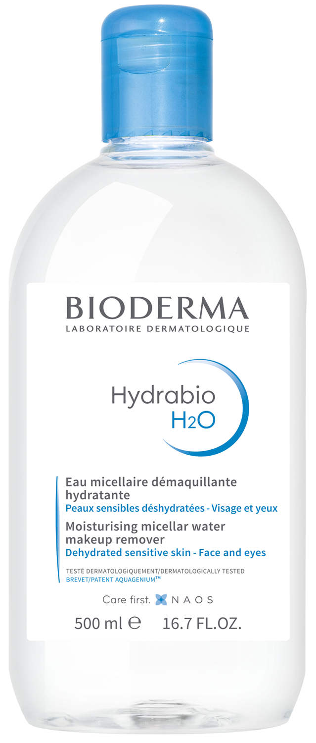 Bioderma HYDRABIO H2O andlitshreinsir 500 ml.