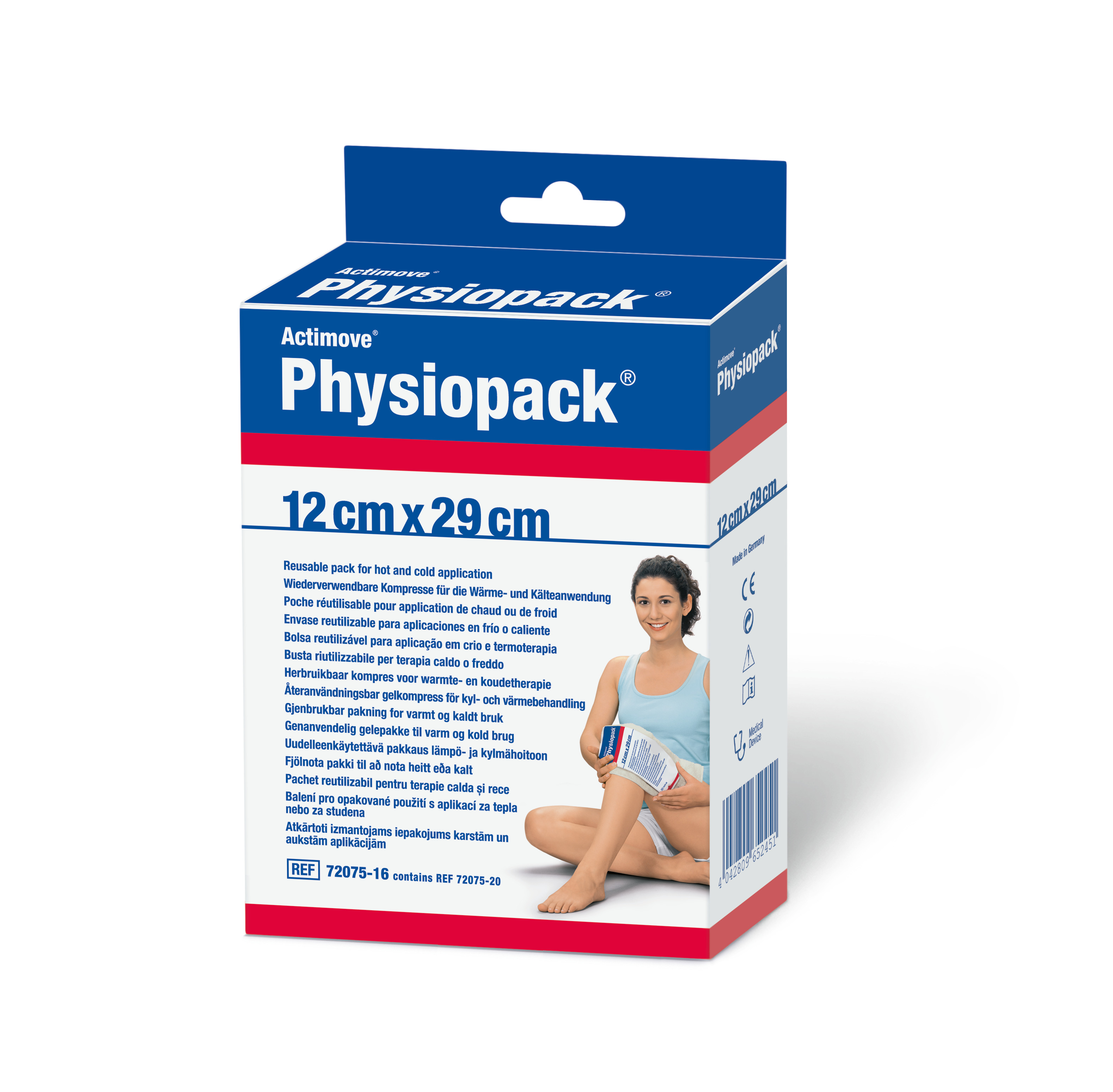 Physiopack Kæli /Hita Hlaup 12x29 cm.